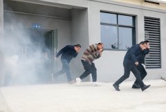 实战砺精兵，临涣矿开展地面火灾事故逃生疏散演练